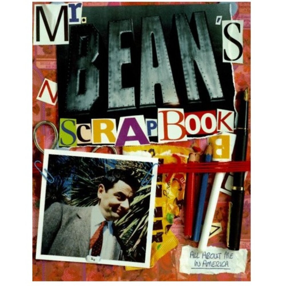 1997 Mr. Bean's Scrapbook: All About Me in America Book - Paperback